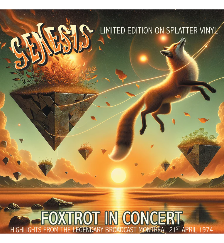 Genesis – Foxtrot in Concert: Live in Montreal, 1974 (Limited Edition 12-Inch Album on Yellow/Orange Splatter, alternate view