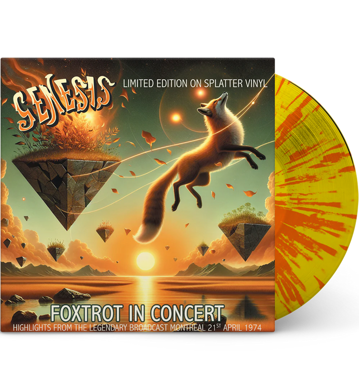 Genesis – Foxtrot in Concert: Live in Montreal, 1974 (Limited Edition 12-Inch Album on Yellow/Orange Splatter Vinyl)