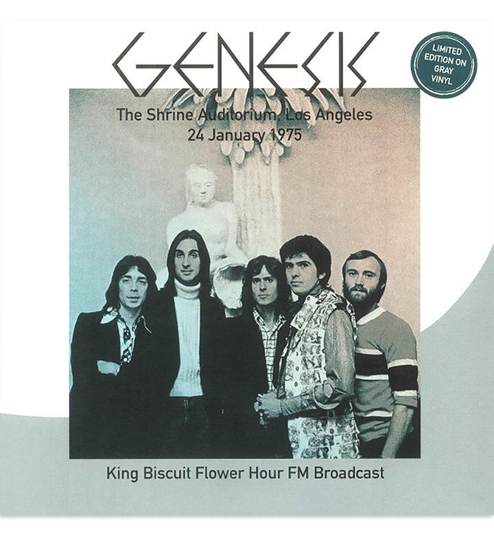 Genesis – The Shrine Auditorium, Los Angeles, 24 January 1975 (Limited Edition 12-Inch Album on Grey Vinyl)