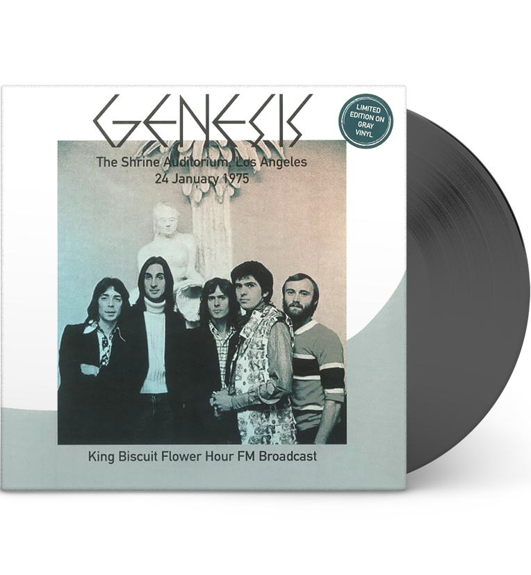 Genesis – The Shrine Auditorium, Los Angeles, 24 January 1975 (Limited Edition 12-Inch Album on Grey Vinyl) collectible fr...