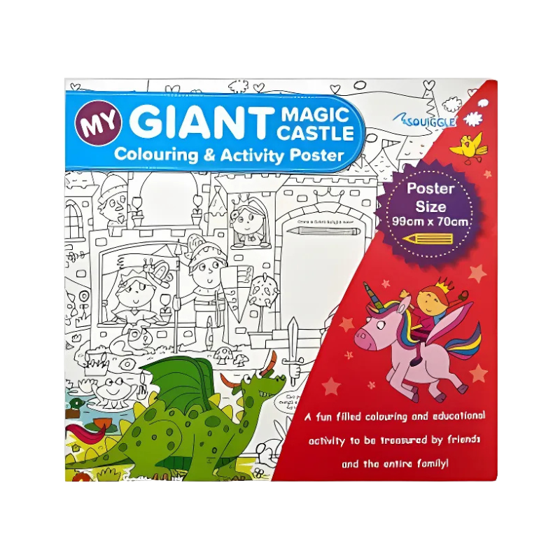 Giant Magic Castle Colour And Activity Poster collectible from PoundFun