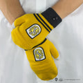 Hufflepuff Mitten/Fingerless Gloves, alternate view