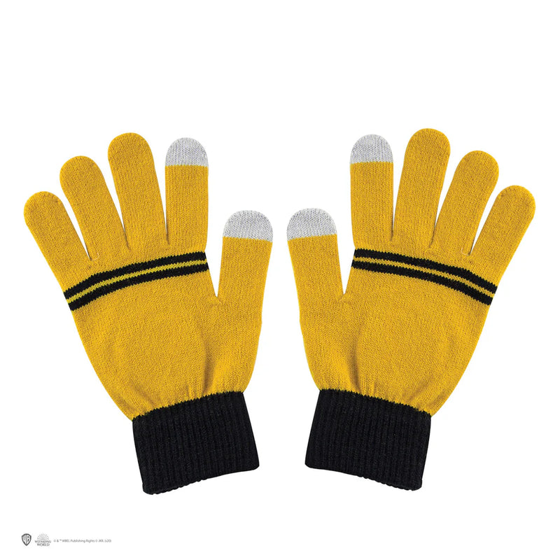 Hufflepuff Magic Touch Gloves, close-up detail