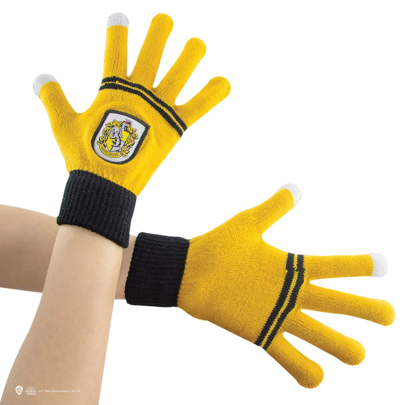 Hufflepuff Magic Touch Gloves, side angle