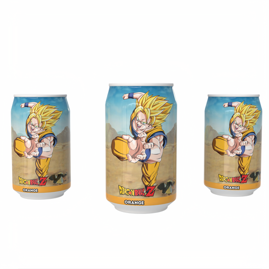 Dragon Ball Z Goku's Orange Blast - Orange Flavour Soda Can 330ml collectible from Kawaji UK