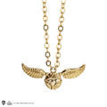Harry Potter Golden Snitch Quidditch Necklace