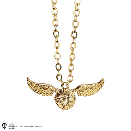 Harry Potter Golden Snitch Quidditch Necklace
