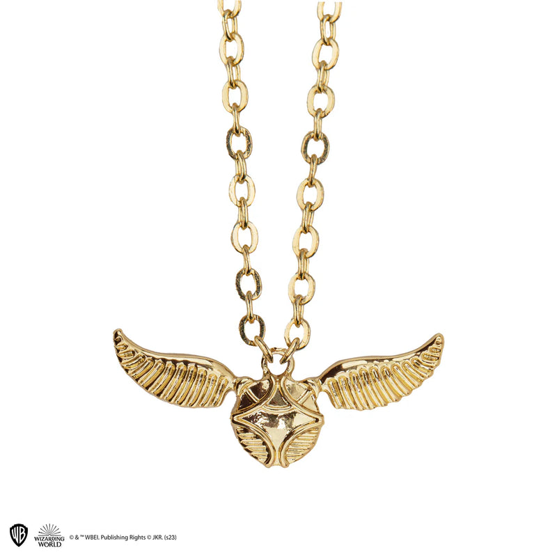 Harry Potter Golden Snitch Quidditch Necklace