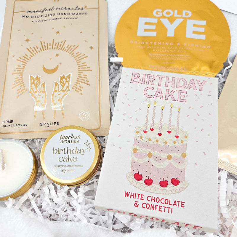 GOLDEN TWENTY BOX | LUXURY 20TH BIRTHDAY PAMPER GIFT SET, alternate view