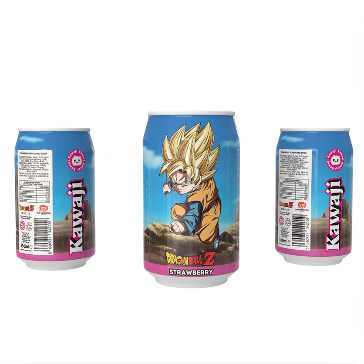 Dragon Ball Z Goten's Super Strawberry Flavour Soda Can 330ml