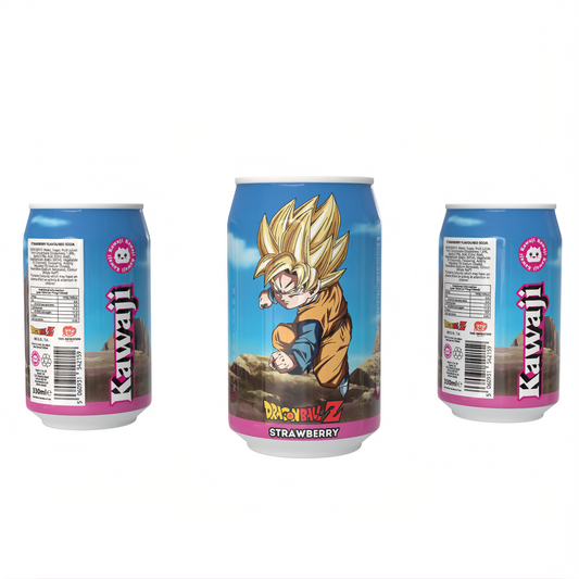 Dragon Ball Z Goten's Super Strawberry Flavour Soda Can 330ml, alternate view