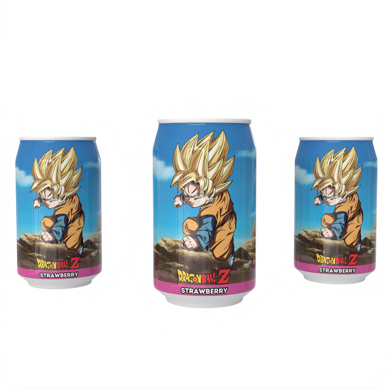 Dragon Ball Z Goten's Super Strawberry Flavour Soda Can 330ml collectible from Kawaji UK