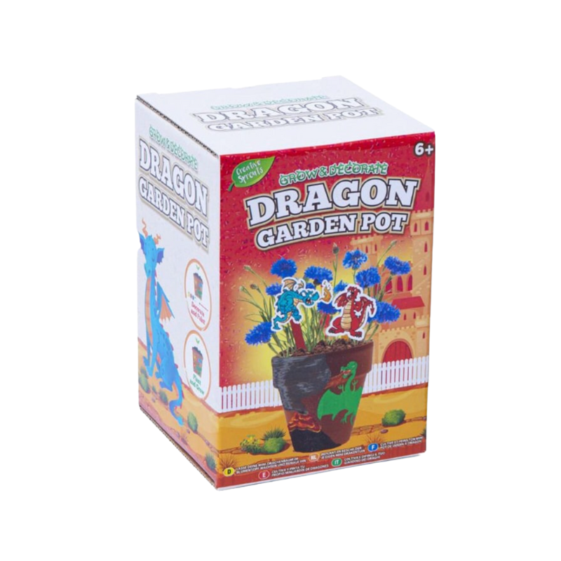 Grow & Decorate Your Own Dragon Flower Pot collectible from PoundFun