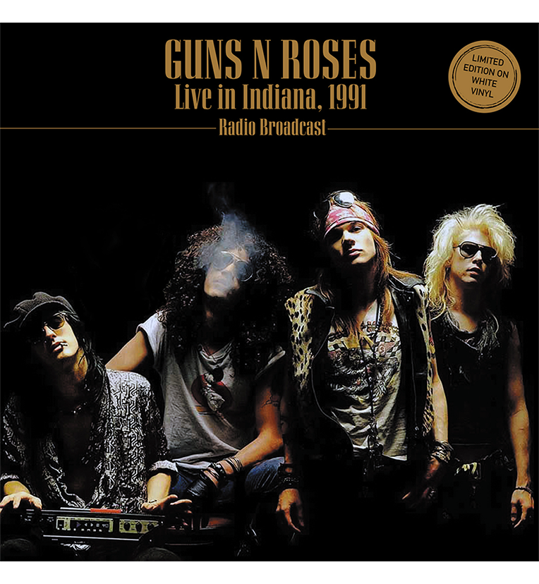 Guns N’ Roses – Live in Indiana, 1991 (Limited Edition 12-Inch Album on White Vinyl), alternate view