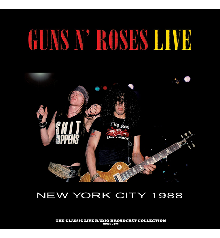 Guns N’ Roses – Live in New York City, 1988 (Limited Edition 12-Inch Album on 180g Yellow Cloudy Vinyl)