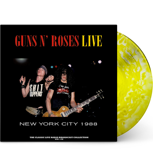 Guns N’ Roses – Live in New York City, 1988 (Limited Edition 12-Inch Album on 180g Yellow Cloudy Vinyl) collectible from C...
