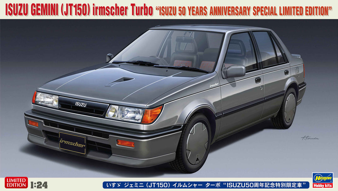 Hasegawa 1:24 Isuzu Gemini (JT150) Irmscher Turbo 50 Years Anniversary Special Limited Edition Kit