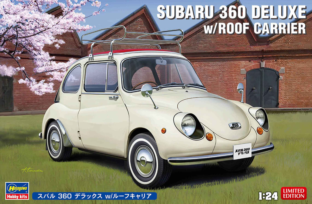 Hasegawa 1:24 Scale Subaru 360 Deluxe with Roof Carrier Kit