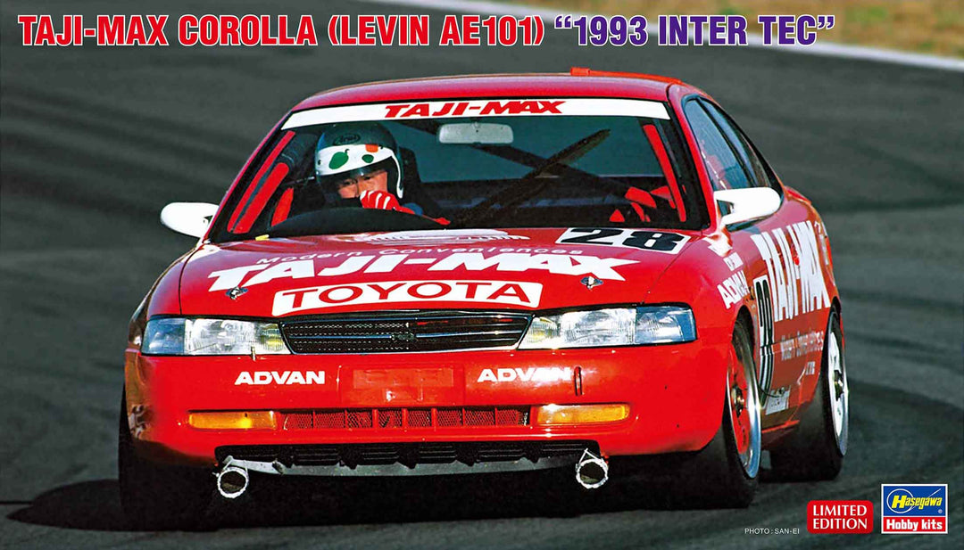 Hasegawa 1:24 Scale Taji-Max Corolla Levin 1993 Inter Tec Kit