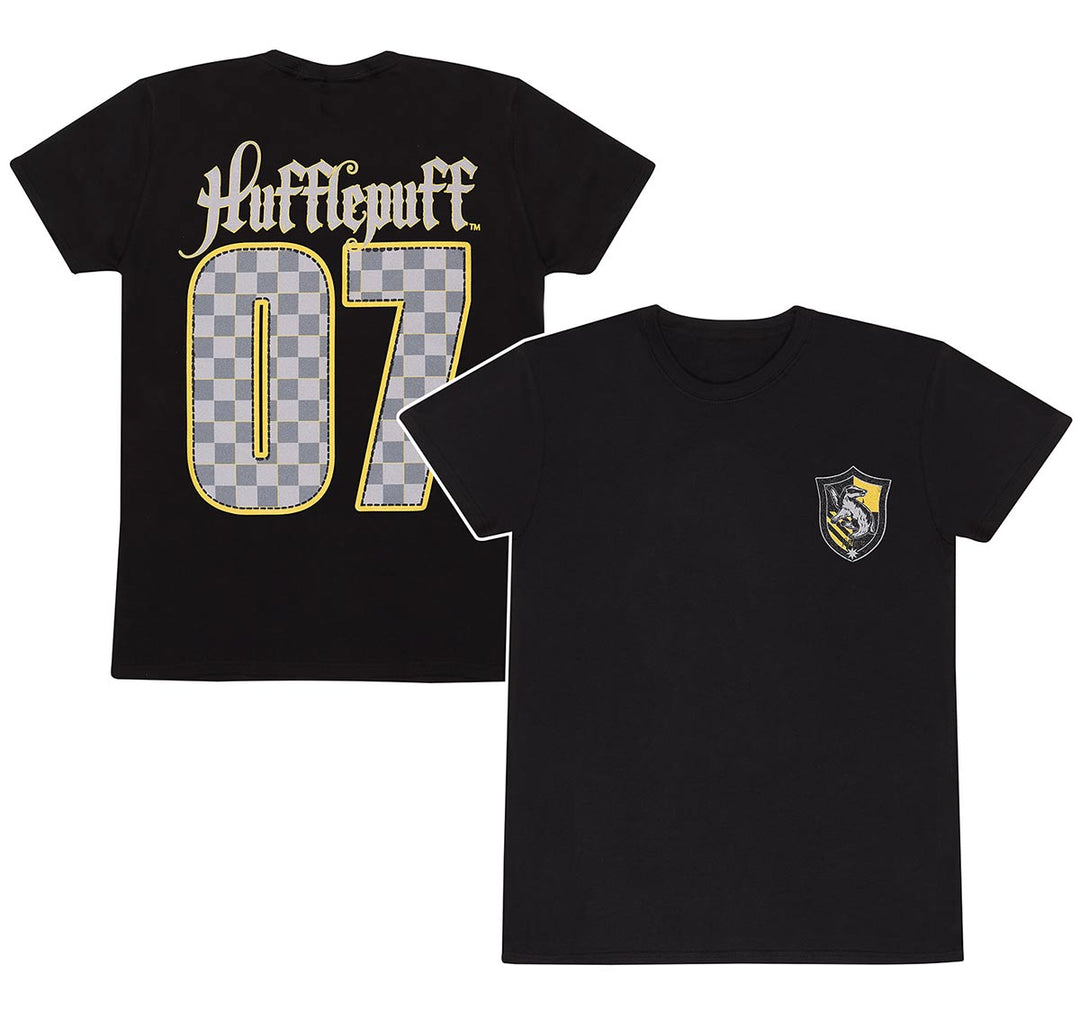 Harry Potter Quidditch Hufflepuff Unisex Adults T-Shirt