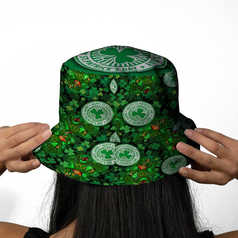 Paddy's Shamrock - Bucket Hat, rear view