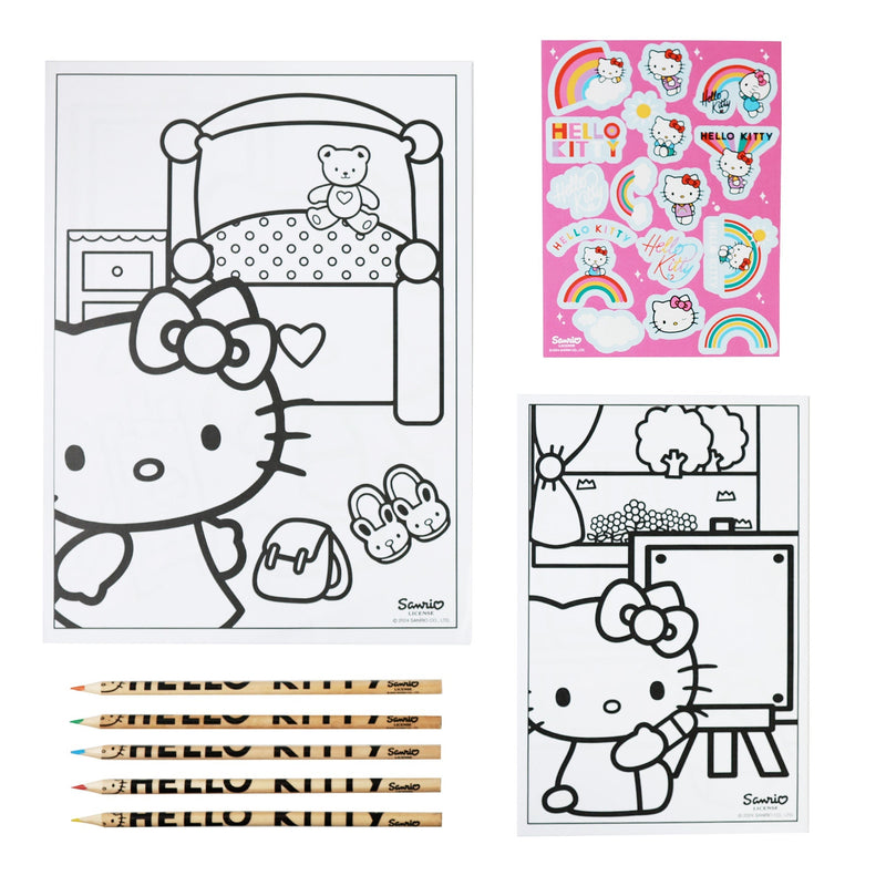 Hello Kitty Travel Activity Pack, close-up detail