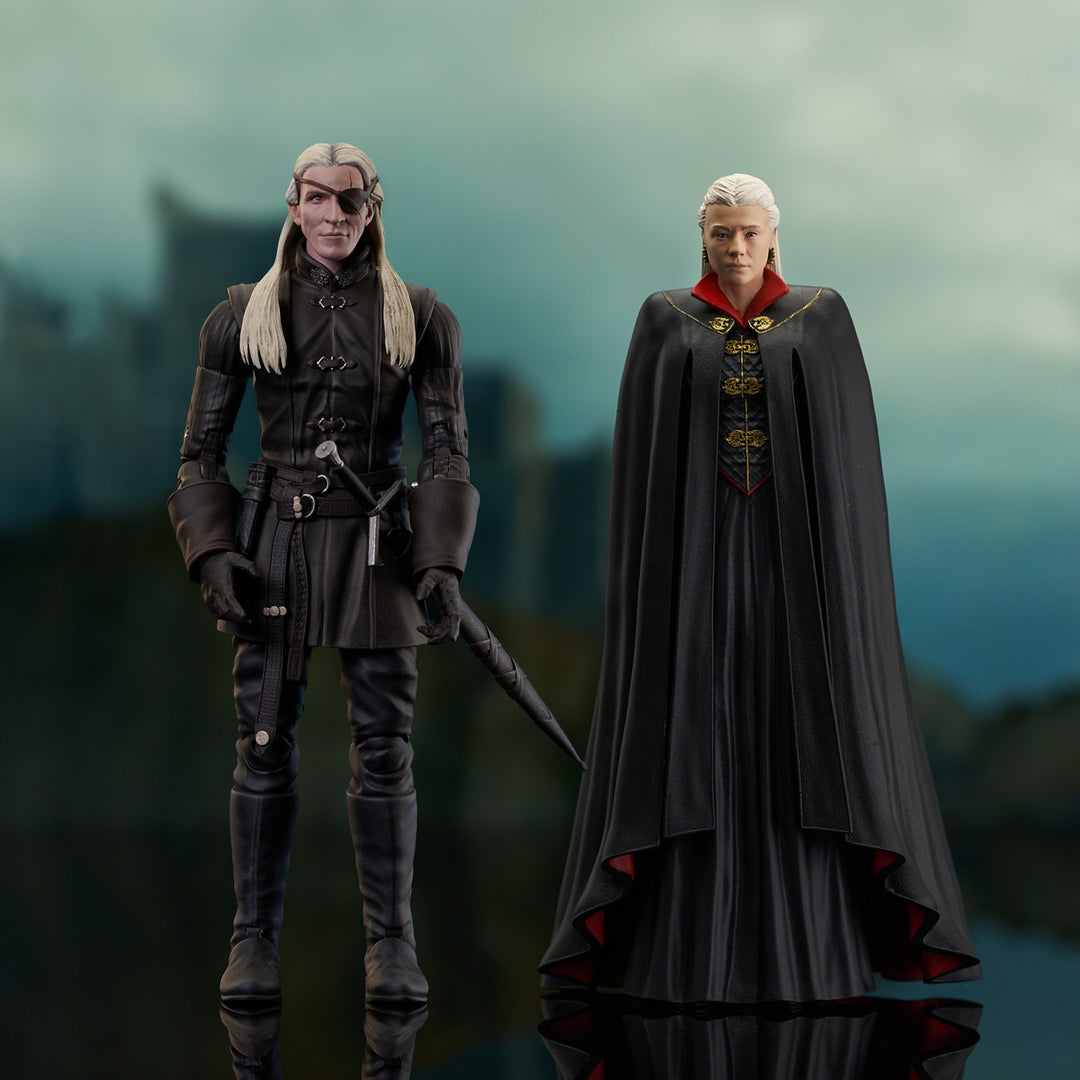 House of the Dragons (Series 2) Rhaenyra Targaryen & Aemond Targaryen Deluxe Action Figure Set