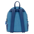 Loungefly - Harry Potter Hogwarts Denim Mini Backpack back view