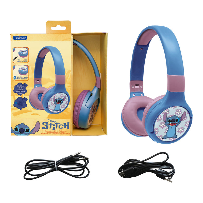 Stitch 2 in 1 Bluetooth & Wired Foldable Headphones