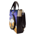 Loungefly - Harry Potter Hogwarts Starry Sky Convertible Backpack & Tote Crossbody Bag close up detail