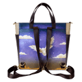 Loungefly - Harry Potter Hogwarts Starry Sky Convertible Backpack & Tote Crossbody Bag detail shot