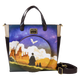 Loungefly - Harry Potter Hogwarts Starry Sky Convertible Backpack & Tote Crossbody Bag