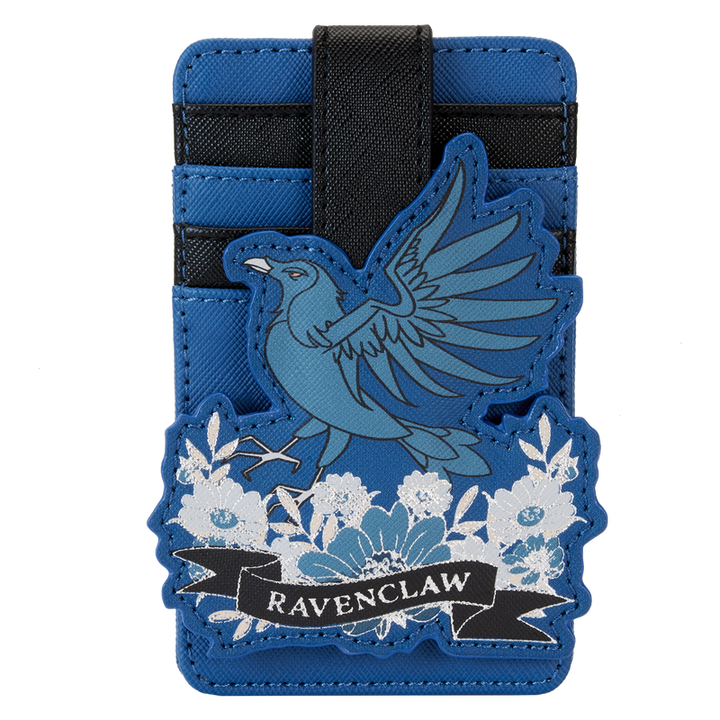 Loungefly Harry Potter Ravenclaw House Floral Tattoo Card Holder