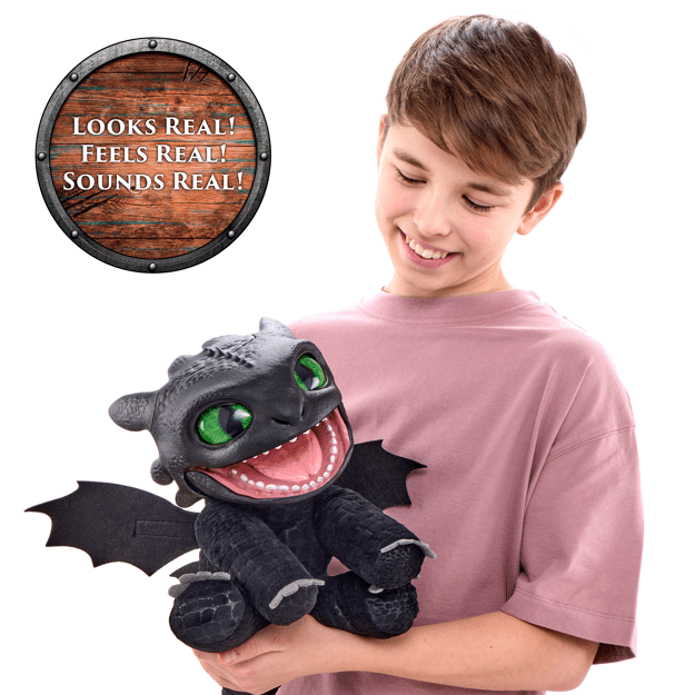 HTTYD Toothless Puppetronic By RealFX, packaging shot