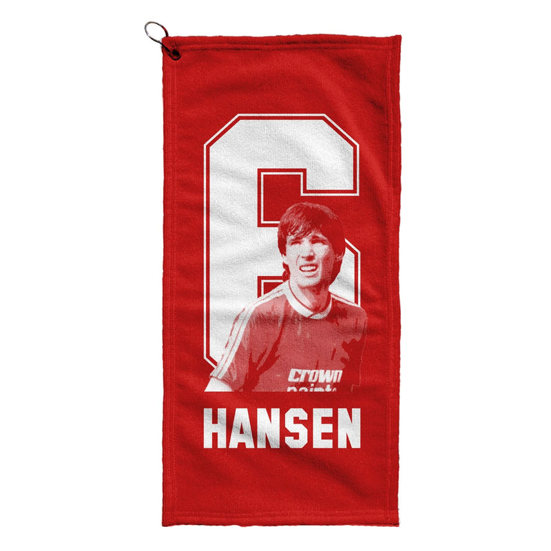 Liverpool - Hansen 6 - Golf Towel collectible from Liverpool FC https://britishmade.gifts/