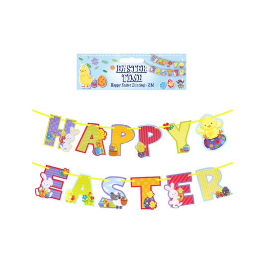 Happy Easter Bunting Decoration 2M, alternate view