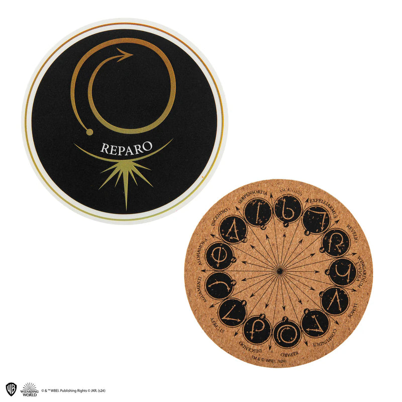 Harry Potter Spells and Charms Coaster Set Series 2, side angle