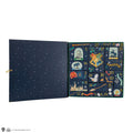 Harry Potter Deluxe Advent Calendar with Reusable Box and Firebolt Prize, rear view