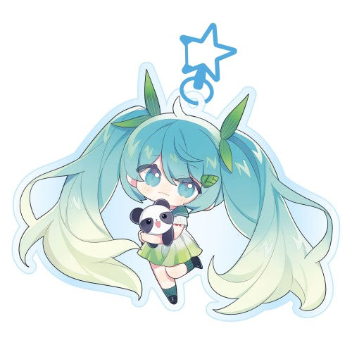 Hatsune Miku Kawaii Spring Time Vocaloid Acrylic Key Chain