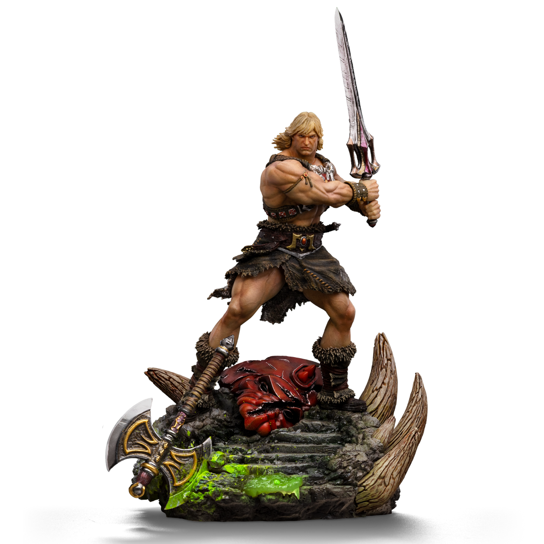 Iron Studios Masters of the Universe He-Man Unleashed 1/10 Deluxe Art Scale Limited Edition Statue