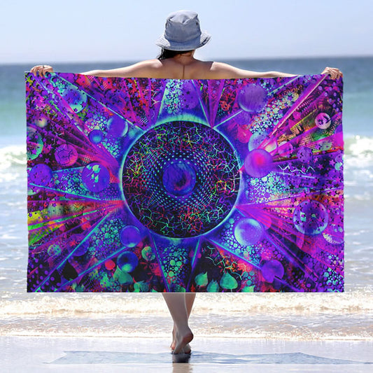 Penny Banger Trippy Star- Chiffon Sarong collectible from https://britishmade.gifts/