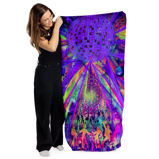 Penny Banger Dance Towel - Lightweight, Microfibre Beach Towel - 150cm x 75cm collectible from https://britishmade.gifts/