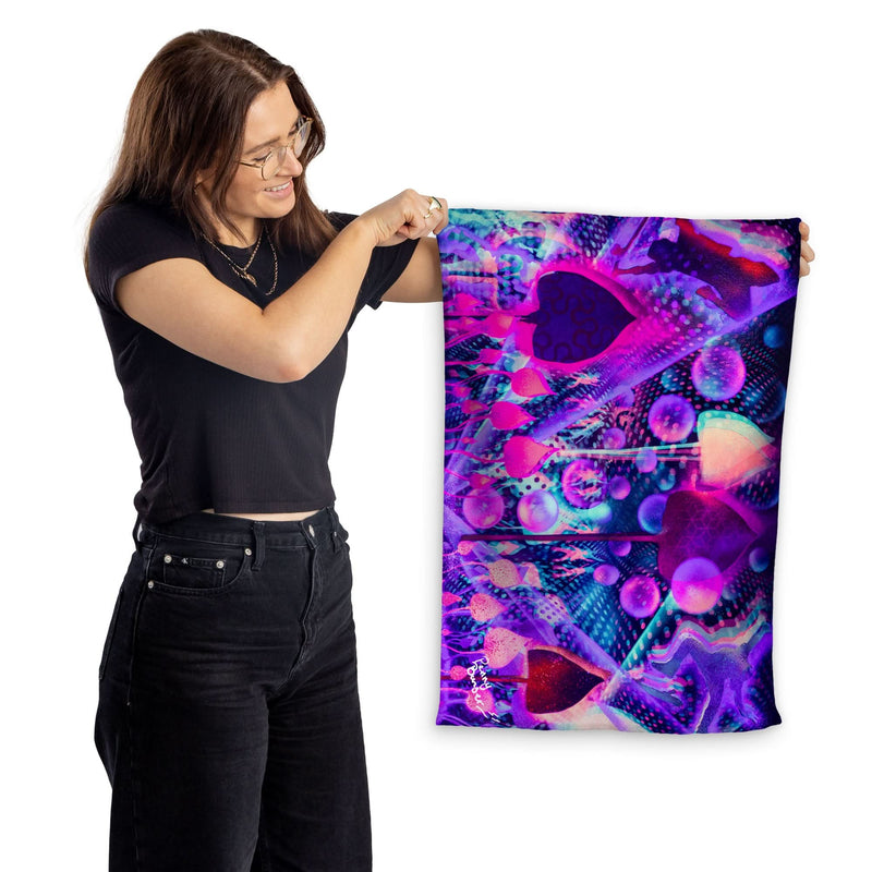 Penny Banger - Mushroom Festival - Lightweight, Microfibre Tea Towel collectible from https://britishmade.gifts/