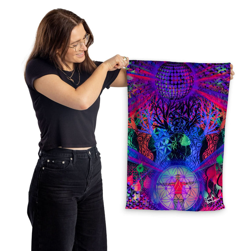 Penny Banger - Festival - Lightweight, Microfibre Tea Towel collectible from https://britishmade.gifts/