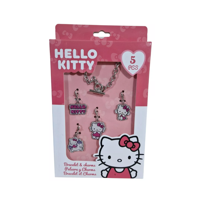 Hello Kitty Bracelet & Charm Set collectible from PoundFun