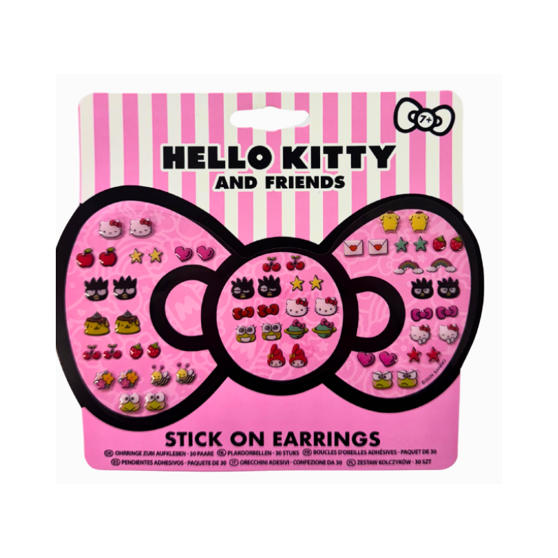 Hello Kitty Stick On Earrings collectible from PoundFun