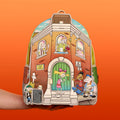 Loungefly Hey Arnold! Sunset Arms Boarding House Mini Backpack, size reference