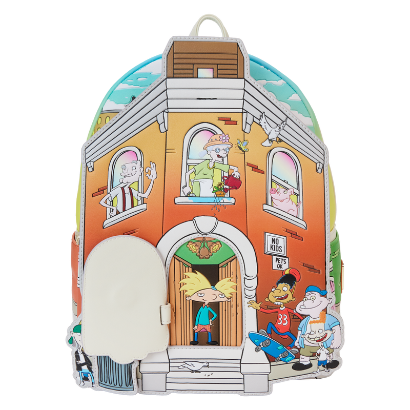 Loungefly Hey Arnold! Sunset Arms Boarding House Mini Backpack