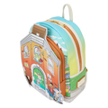 Loungefly Hey Arnold! Sunset Arms Boarding House Mini Backpack, close-up detail