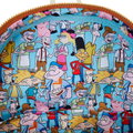Loungefly Hey Arnold! Sunset Arms Boarding House Mini Backpack, in display